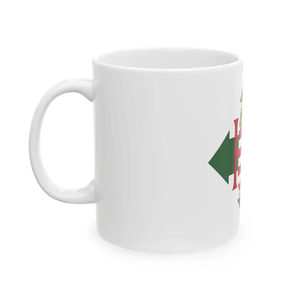 Coat of arms of Hungary (1945) - White Coffee Mug - Go Mug Yourself