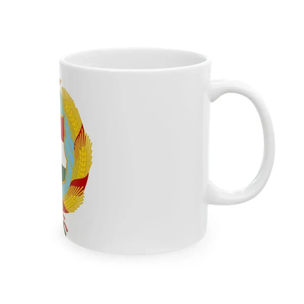 Coat of arms of Hungary (1957-1990) - White Coffee Mug - Go Mug Yourself