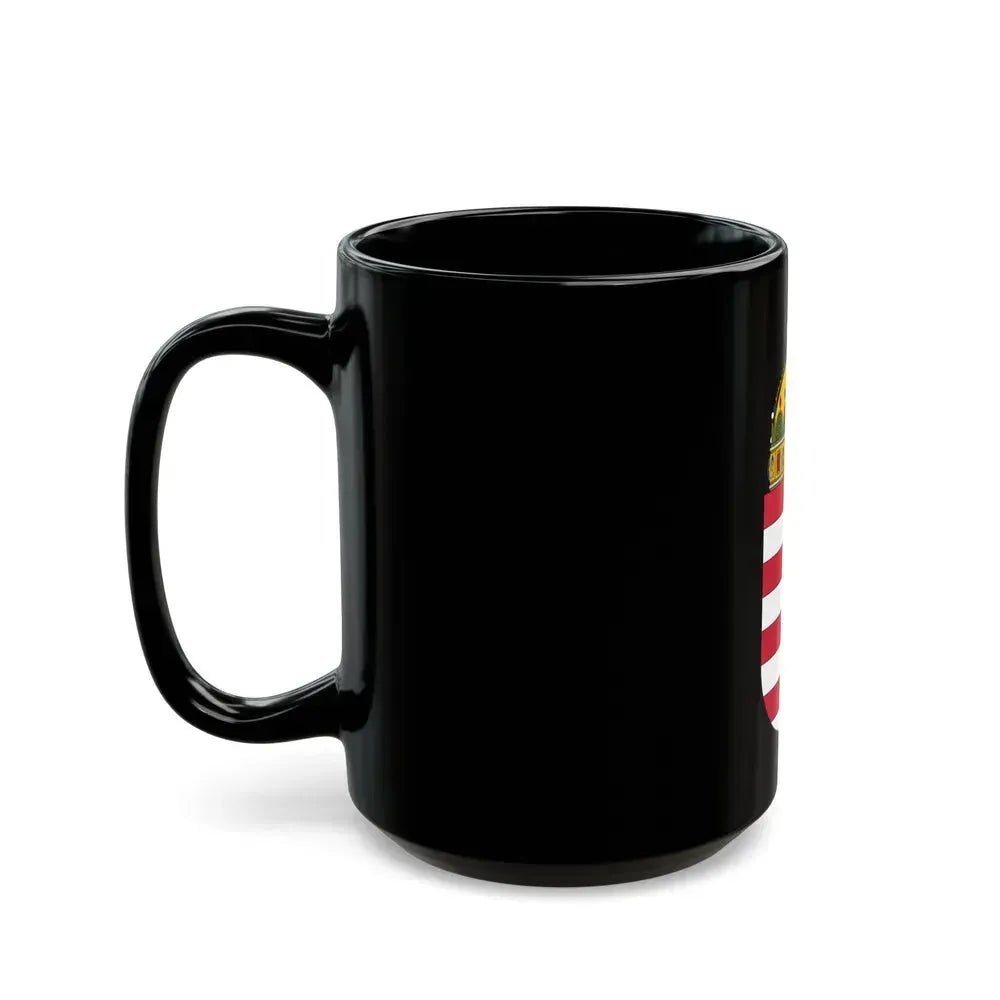 Coat of arms of Hungary - Black Coffee Mug - Go Mug Yourself