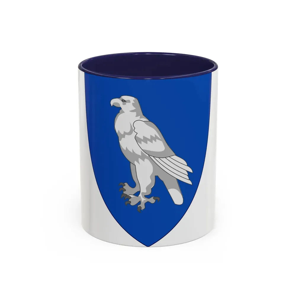 Coat of Arms of Iceland (1904) - Accent Coffee Mug 11oz Navy - Go Mug Yourself