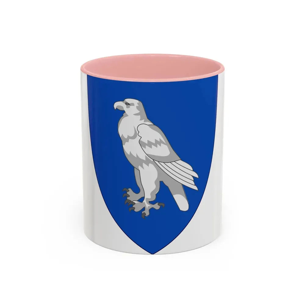 Coat of Arms of Iceland (1904) - Accent Coffee Mug 11oz Pink - Go Mug Yourself