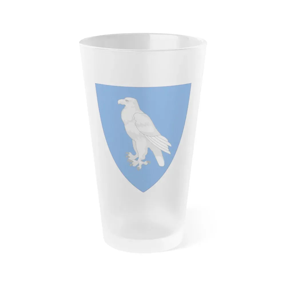 Coat of Arms of Iceland (1904) - Frosted Pint Glass 16oz Default Title - Go Mug Yourself