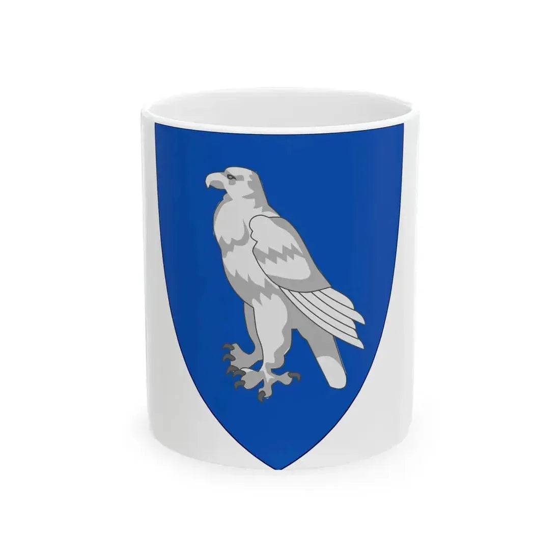Coat of Arms of Iceland (1904) - White Coffee Mug 11oz - Go Mug Yourself