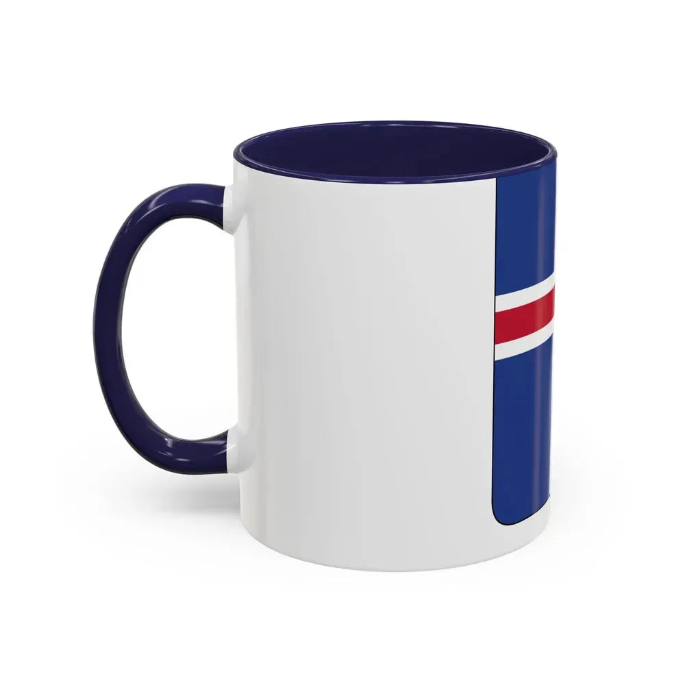 Coat of arms of Iceland 2 - Accent Coffee Mug - Go Mug Yourself