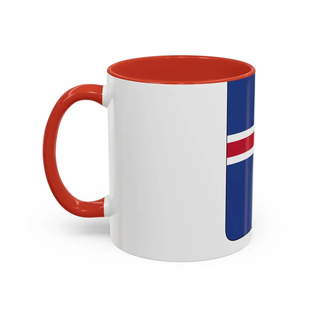 Coat of arms of Iceland 2 - Accent Coffee Mug - Go Mug Yourself