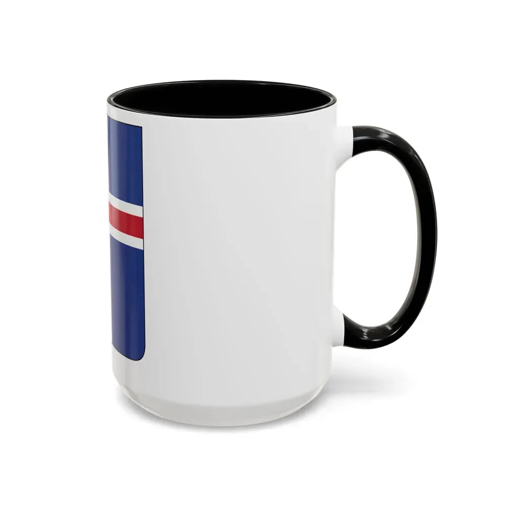 Coat of arms of Iceland 2 - Accent Coffee Mug - Go Mug Yourself
