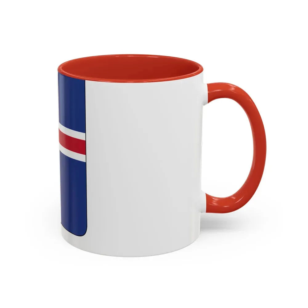 Coat of arms of Iceland 2 - Accent Coffee Mug - Go Mug Yourself