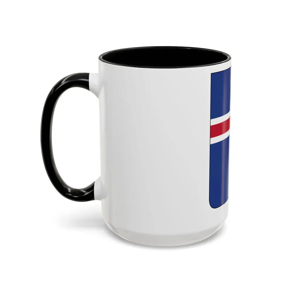 Coat of arms of Iceland 2 - Accent Coffee Mug - Go Mug Yourself
