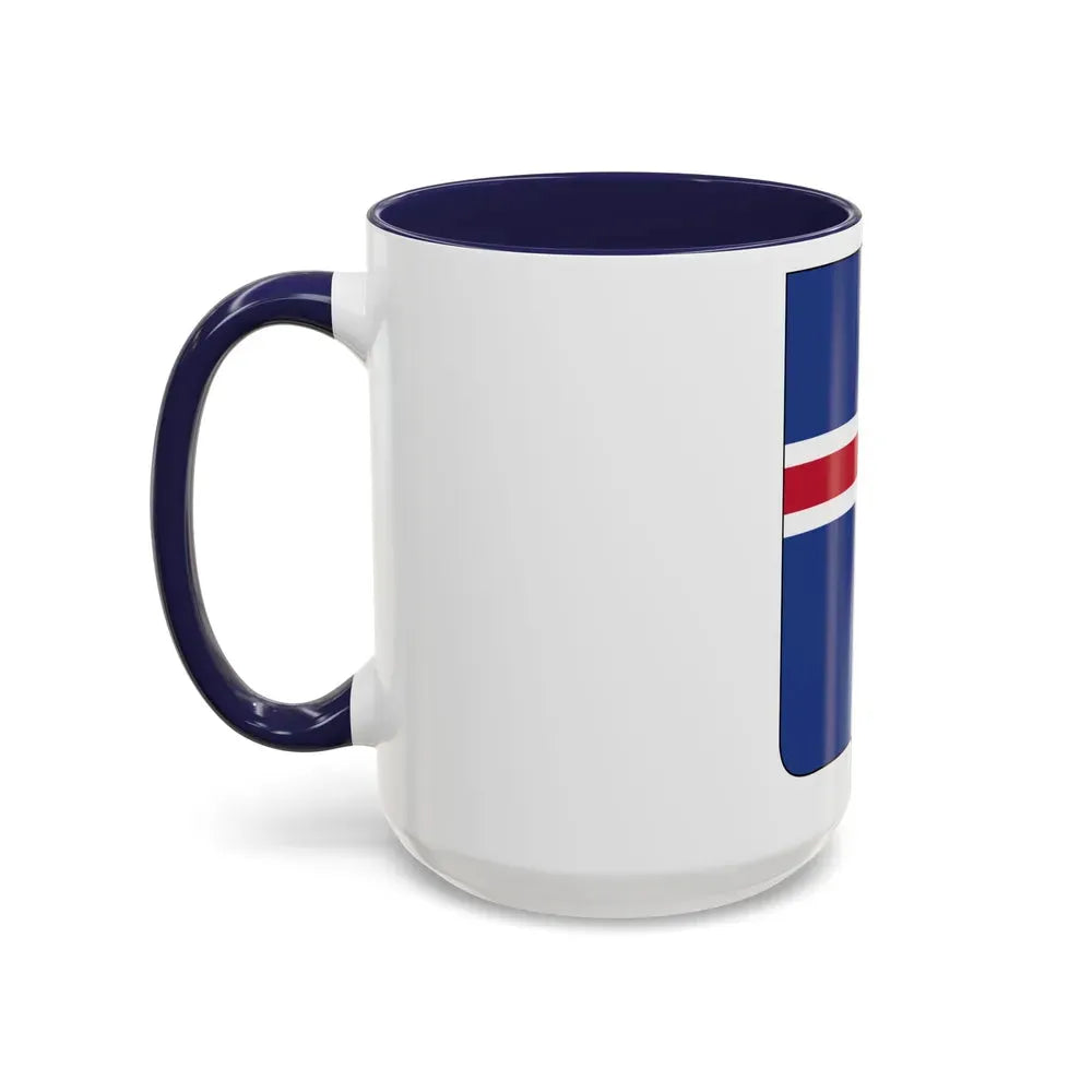 Coat of arms of Iceland 2 - Accent Coffee Mug - Go Mug Yourself