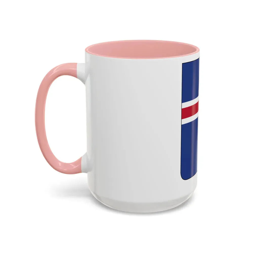 Coat of arms of Iceland 2 - Accent Coffee Mug - Go Mug Yourself