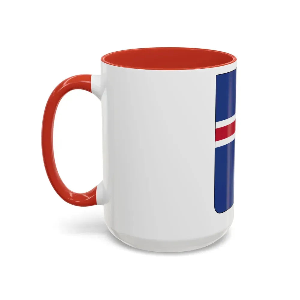 Coat of arms of Iceland 2 - Accent Coffee Mug - Go Mug Yourself