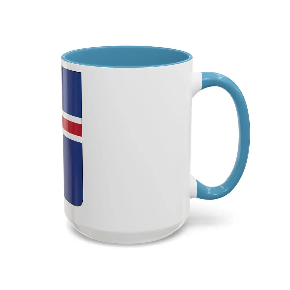 Coat of arms of Iceland 2 - Accent Coffee Mug - Go Mug Yourself