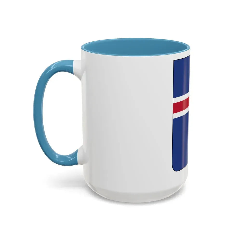 Coat of arms of Iceland 2 - Accent Coffee Mug - Go Mug Yourself