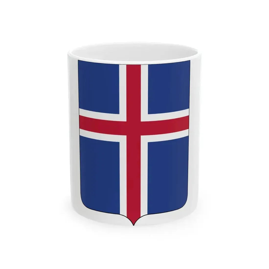 Coat of arms of Iceland 2 - White Coffee Mug 11oz - Go Mug Yourself