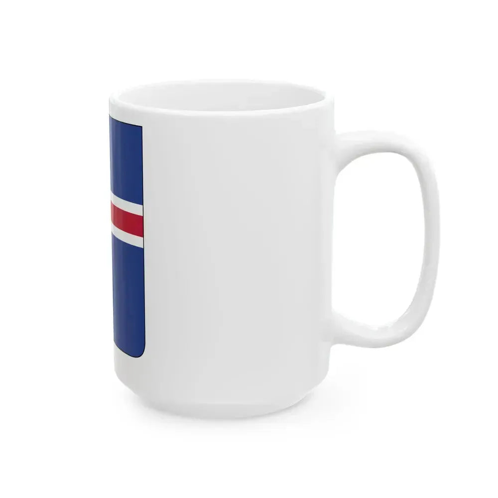 Coat of arms of Iceland 2 - White Coffee Mug - Go Mug Yourself