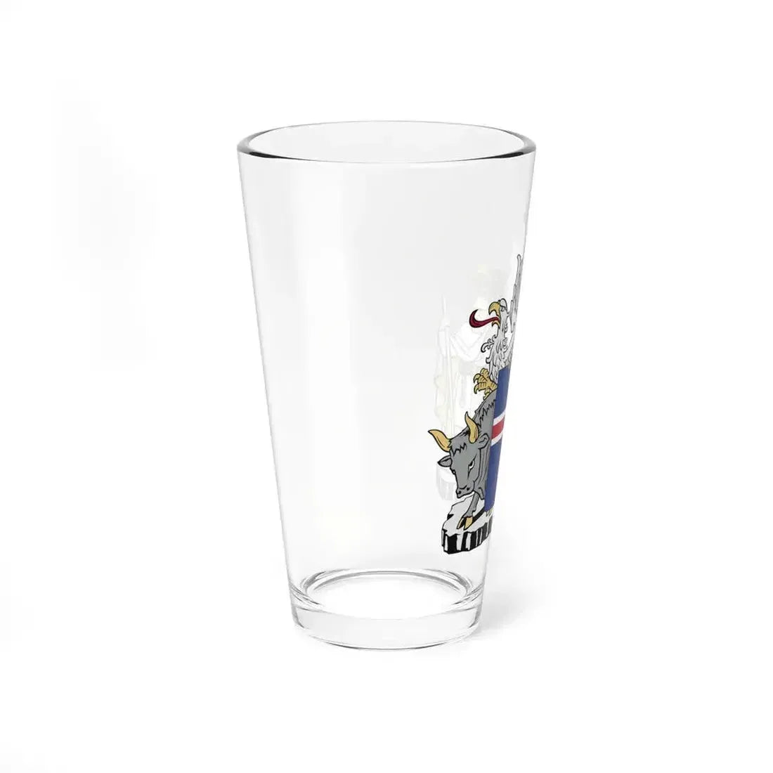 Coat of arms of Iceland - Pint Glass 16oz - Go Mug Yourself