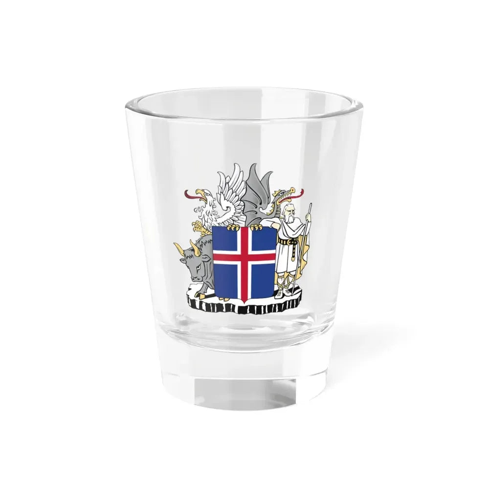 Coat of arms of Iceland - Shot Glass 1.5oz 1.5oz - Go Mug Yourself