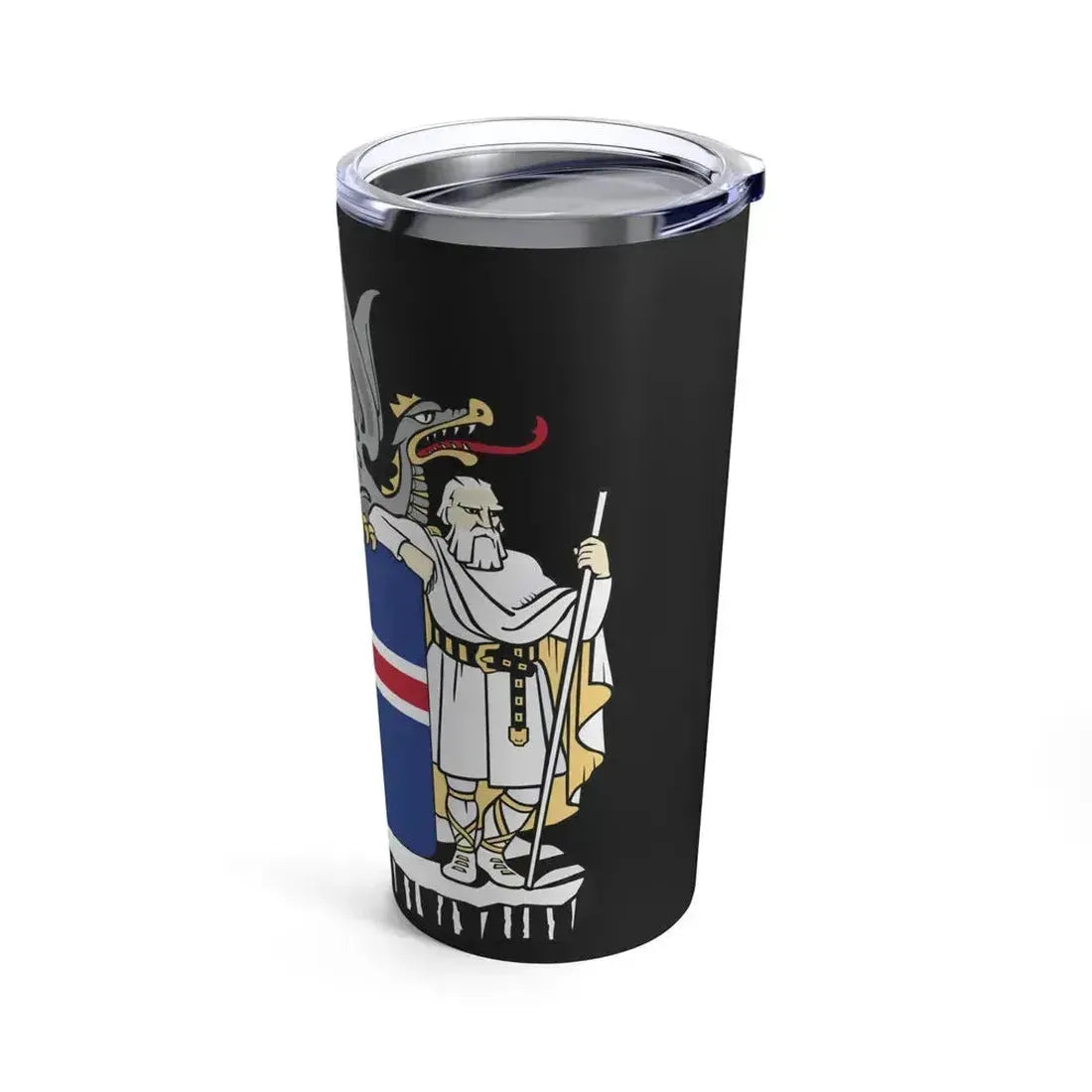 Coat of arms of Iceland - Tumbler 20oz - Go Mug Yourself