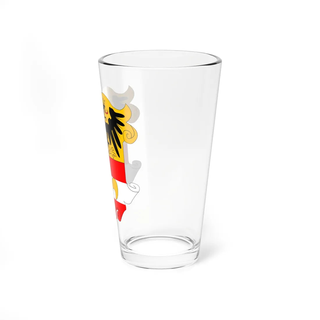 Coat of arms of Imperial Free City of Trieste (Italy) (Coat of Arms) Pint Glass 16oz - Go Mug Yourself