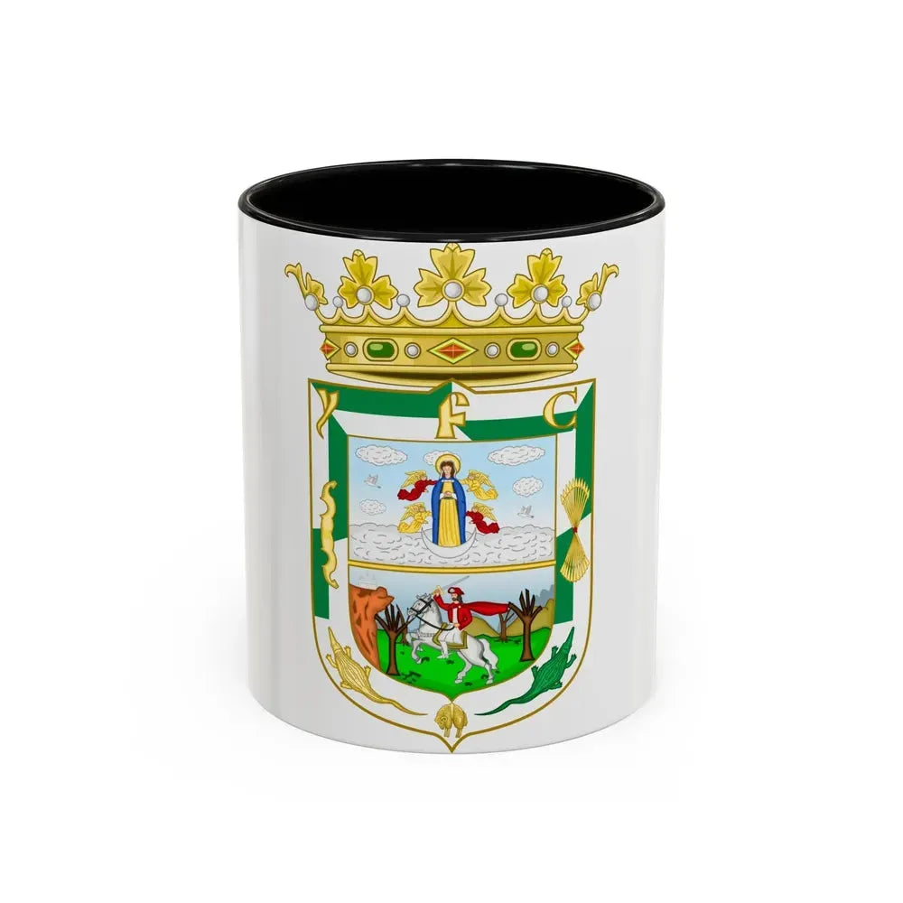 Coat of Arms of Isla Fernandina (Cuba) - Accent Coffee Mug 11oz Black - Go Mug Yourself