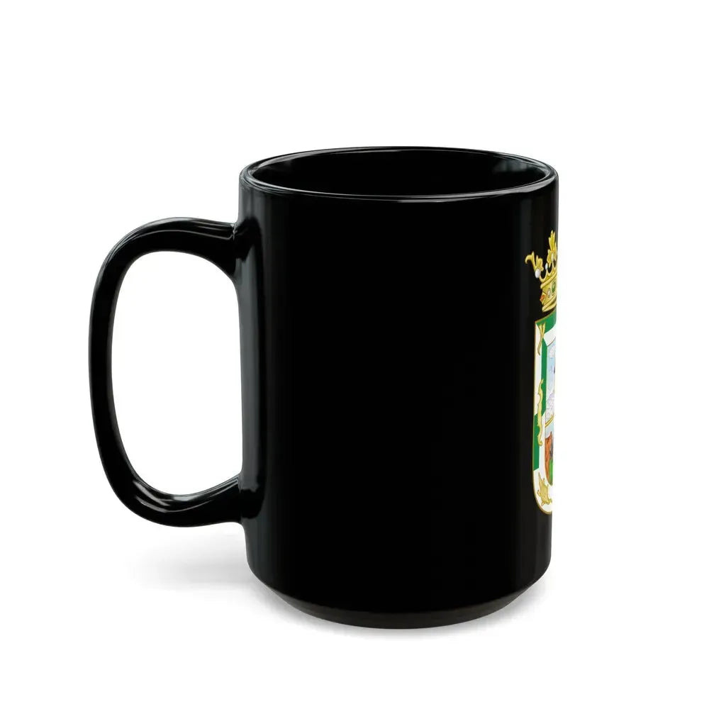 Coat of Arms of Isla Fernandina (Cuba) - Black Coffee Mug - Go Mug Yourself