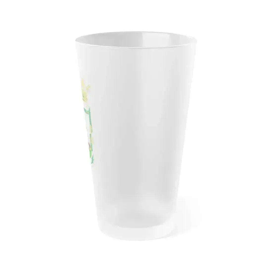 Coat of Arms of Isla Fernandina (Cuba) - Frosted Pint Glass 16oz - Go Mug Yourself