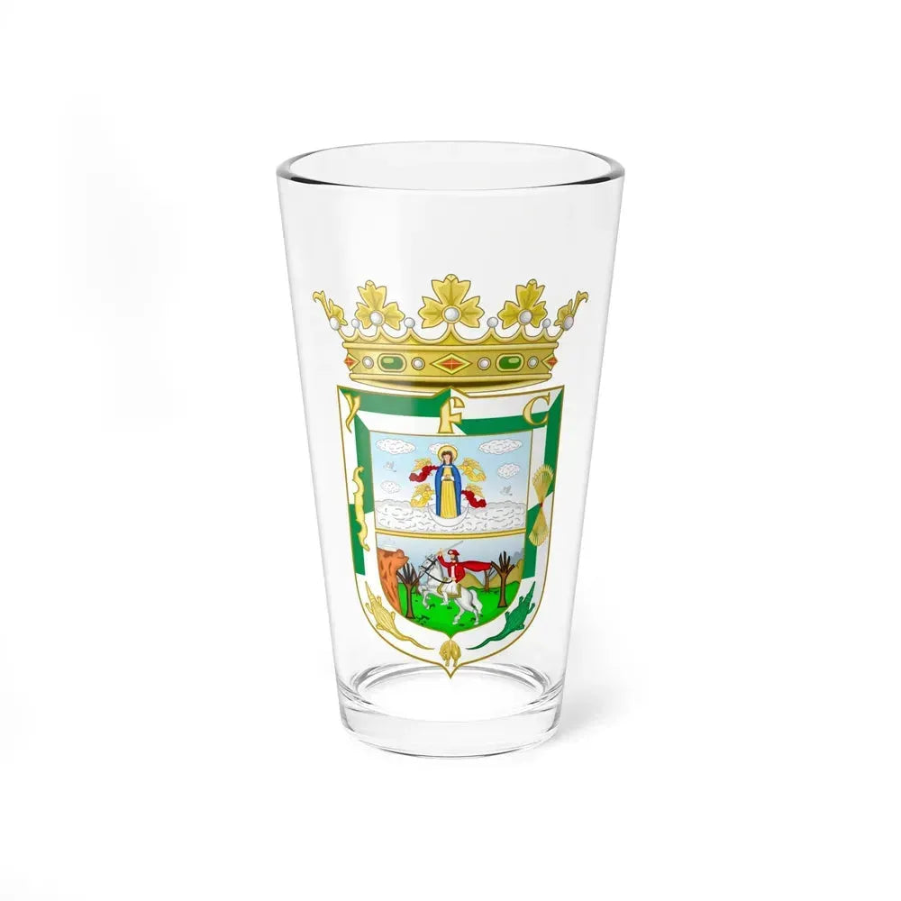 Coat of Arms of Isla Fernandina (Cuba) - Pint Glass 16oz 16oz - Go Mug Yourself
