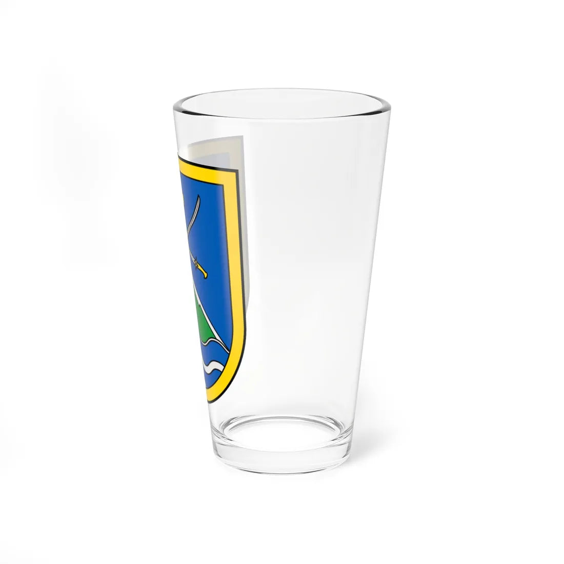 Coat of Arms of Izium 2024 (Ukraine) (Coat of Arms) Pint Glass 16oz - Go Mug Yourself
