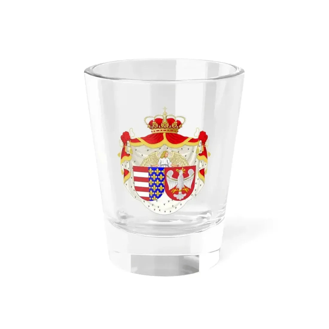 Coat of arms of Jadwiga of Poland - Shot Glass 1.5oz 1.5oz - Go Mug Yourself