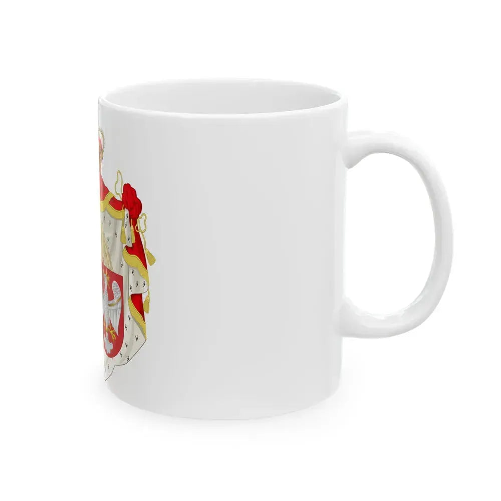 Coat of arms of Jadwiga of Poland - White Coffee Mug - Go Mug Yourself