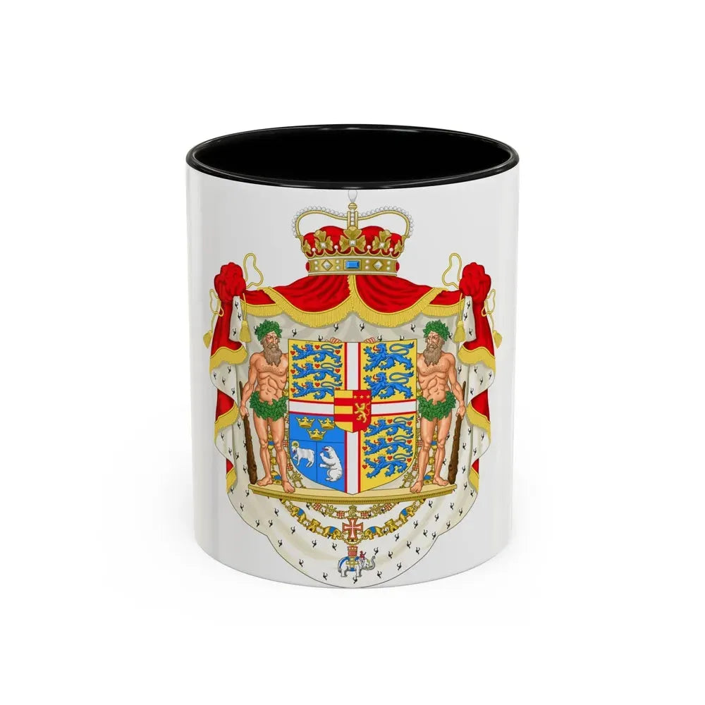 Coat of arms of Joachim, Prince of Denmark - Accent Coffee Mug 11oz Black - Go Mug Yourself