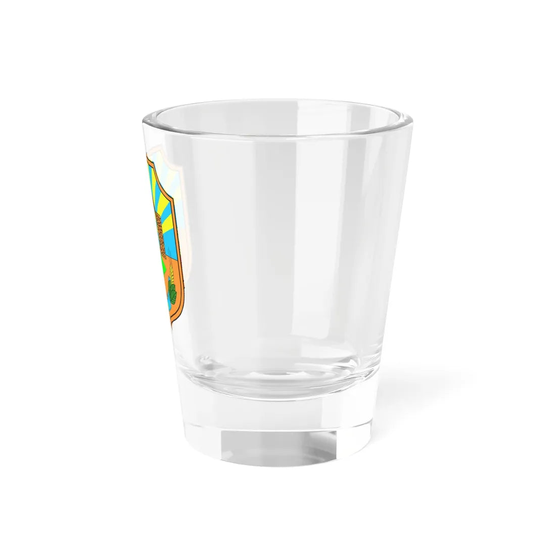 Coat of arms of Karbinci Municipality (North Macedonia) (Coat of Arms) Shot Glass 1.5oz - Go Mug Yourself