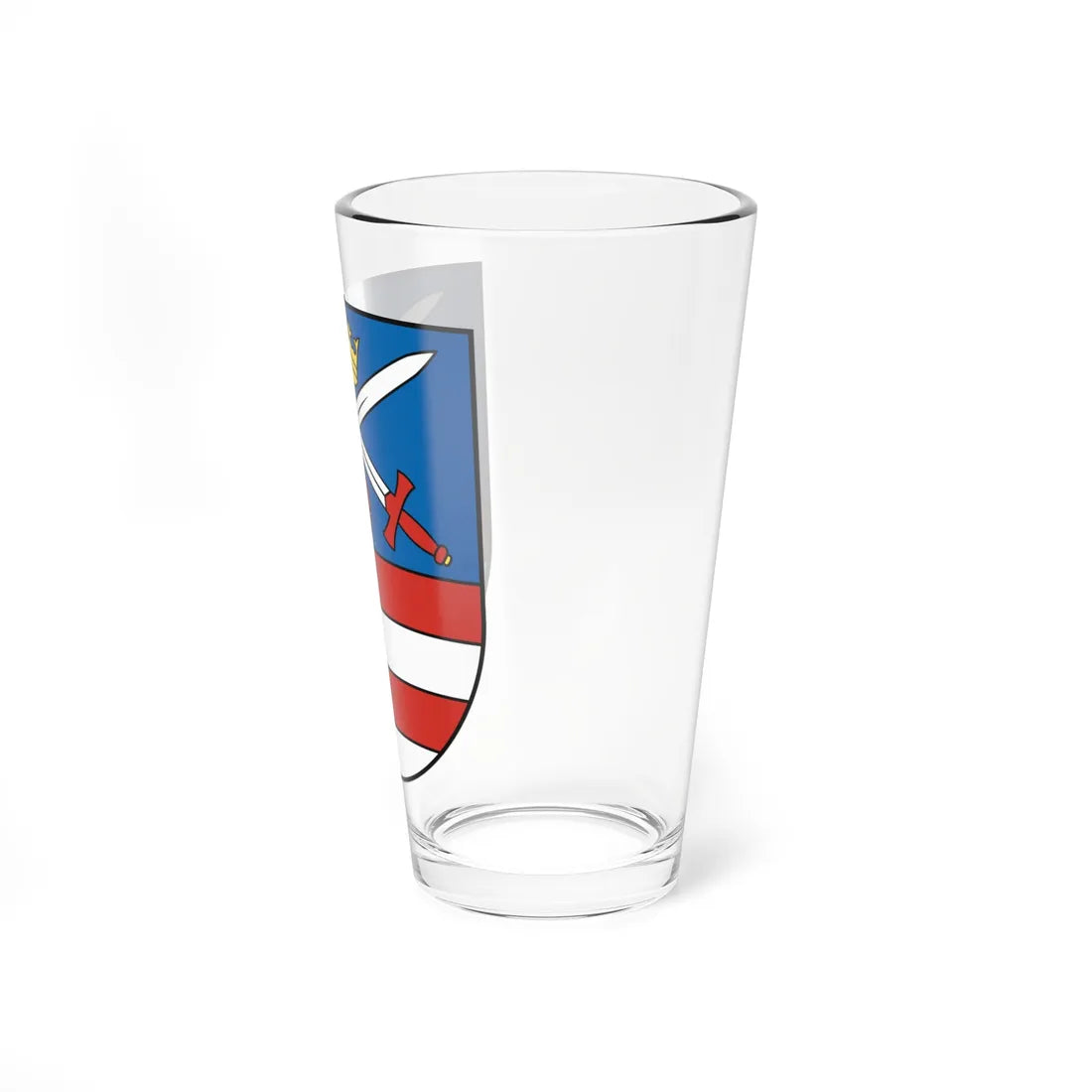 Coat of Arms of Kežmarok (Slovakia) (Coat of Arms) Pint Glass 16oz - Go Mug Yourself
