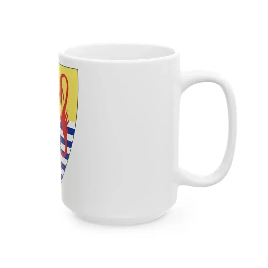 Coat of arms of King of Iceland (13th century) - White Coffee Mug - Go Mug Yourself