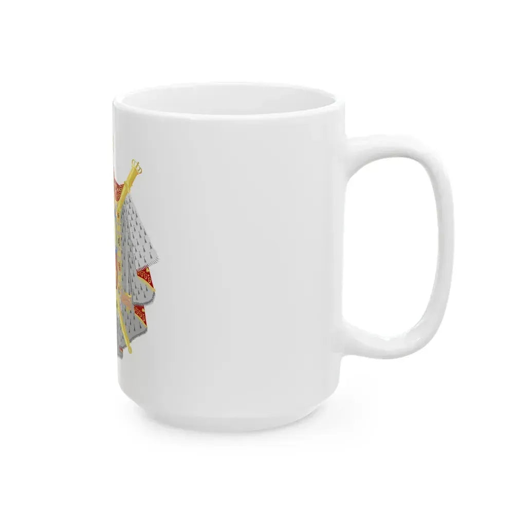 Coat of arms of kingdom Holland King Lodewijk 1808 - White Coffee Mug - Go Mug Yourself