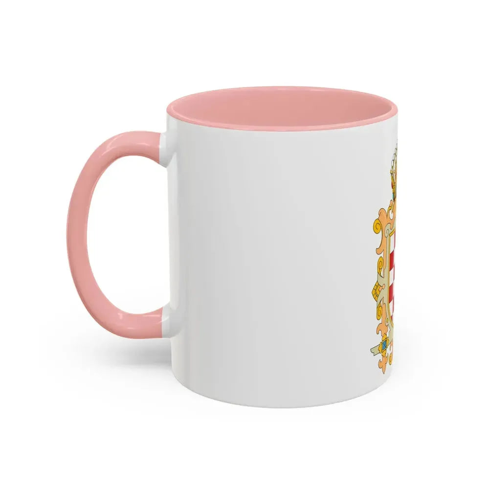 Coat of Arms of Kingdom of Croatia - Accent Coffee Mug - Go Mug Yourself