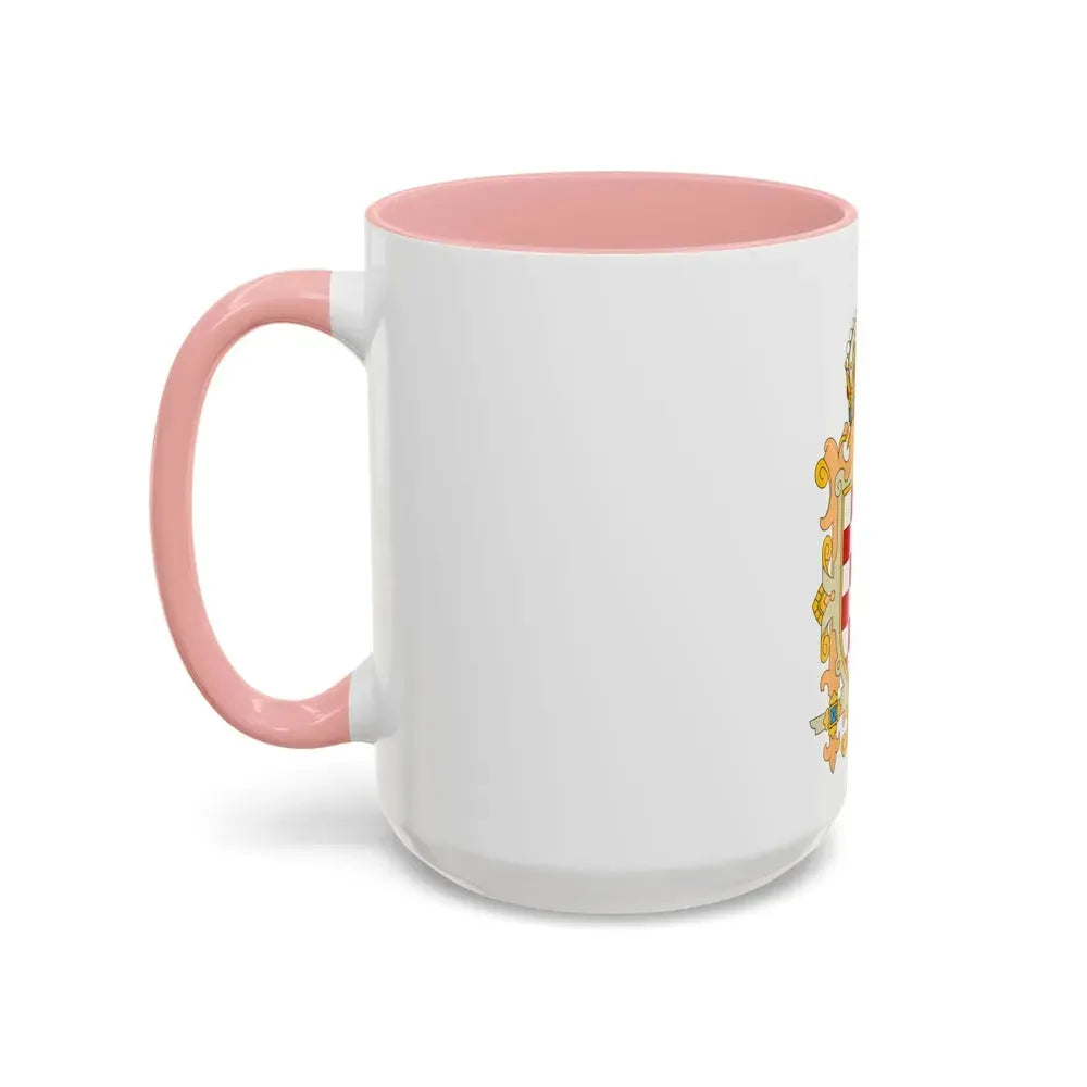 Coat of Arms of Kingdom of Croatia - Accent Coffee Mug - Go Mug Yourself