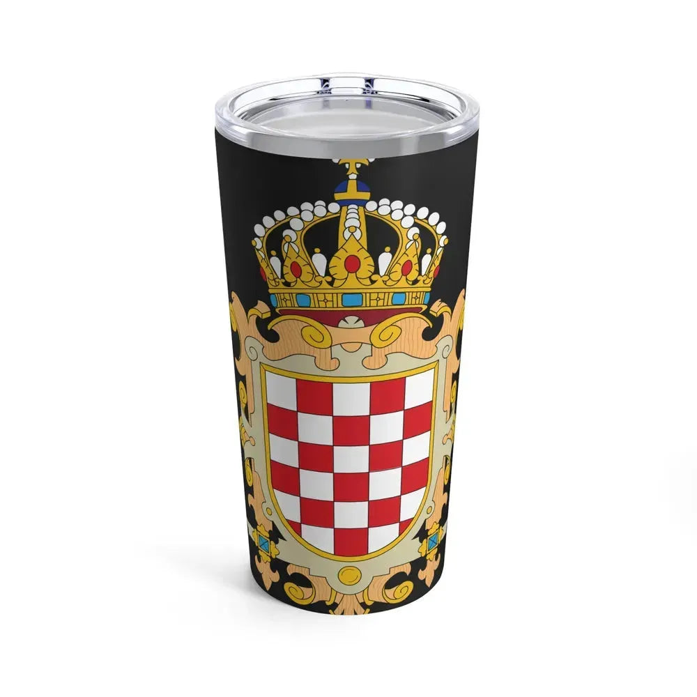 Coat of Arms of Kingdom of Croatia - Tumbler 20oz 20oz - Go Mug Yourself