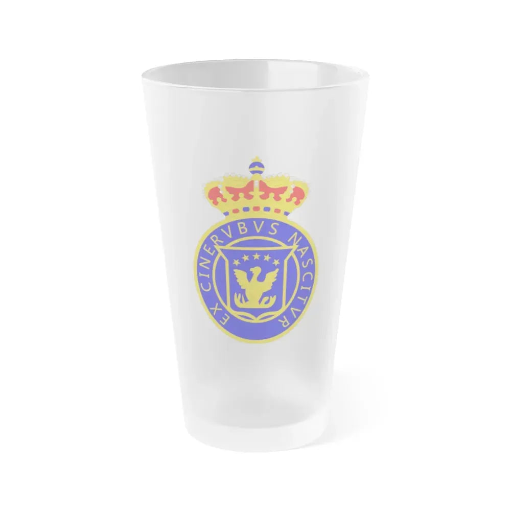Coat of arms of Kingdom of Haiti - Frosted Pint Glass 16oz Default Title - Go Mug Yourself