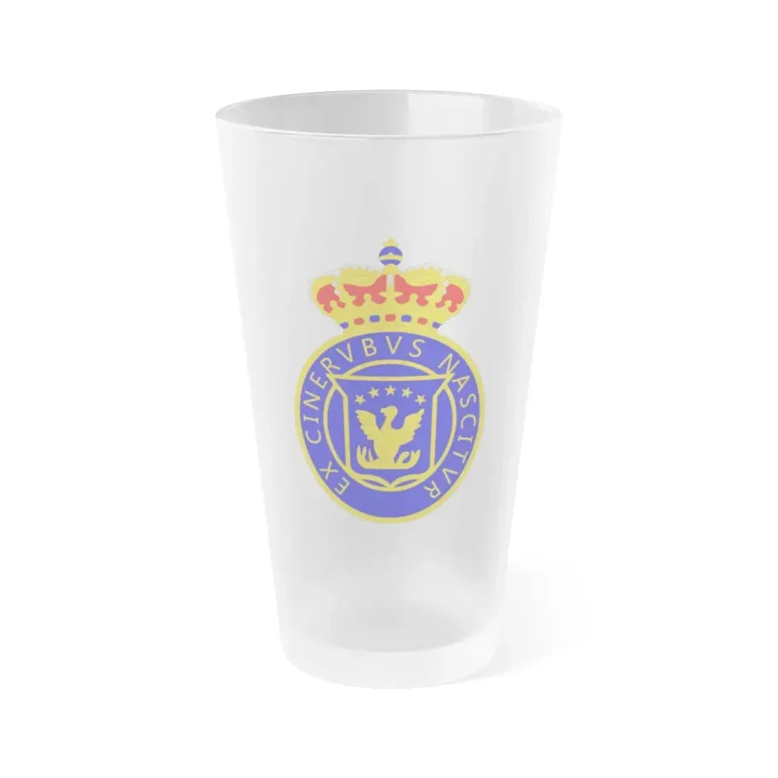 Coat of arms of Kingdom of Haiti - Frosted Pint Glass 16oz Default Title - Go Mug Yourself