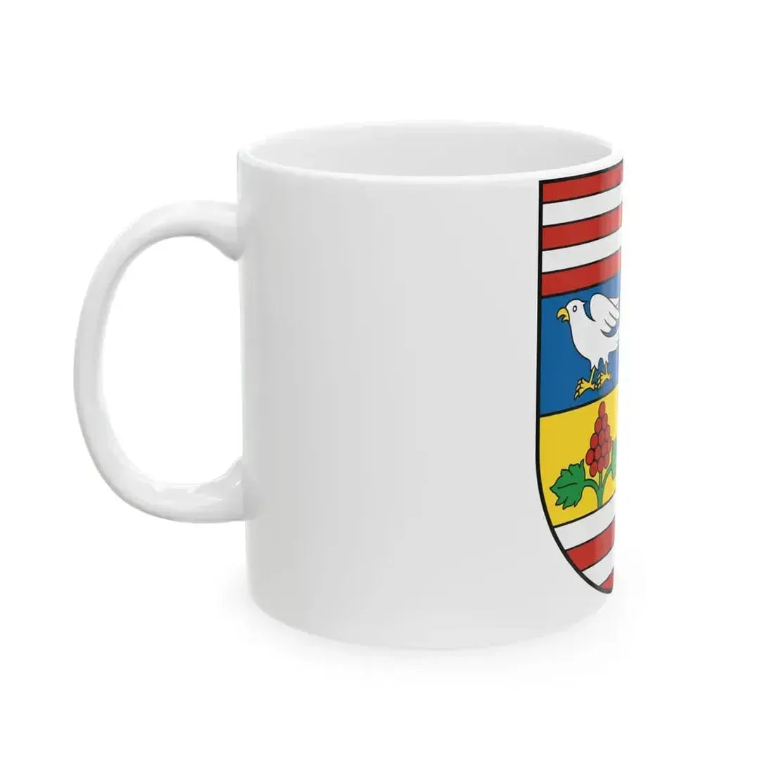 Coat Of Arms Of Kosice Region (Slovakia) White Coffee Mug - Go Mug Yourself
