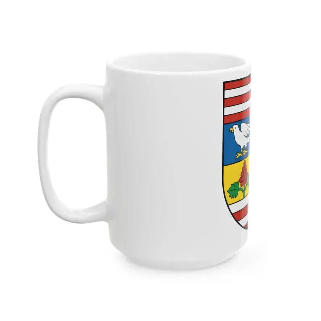 Coat Of Arms Of Kosice Region (Slovakia) White Coffee Mug - Go Mug Yourself