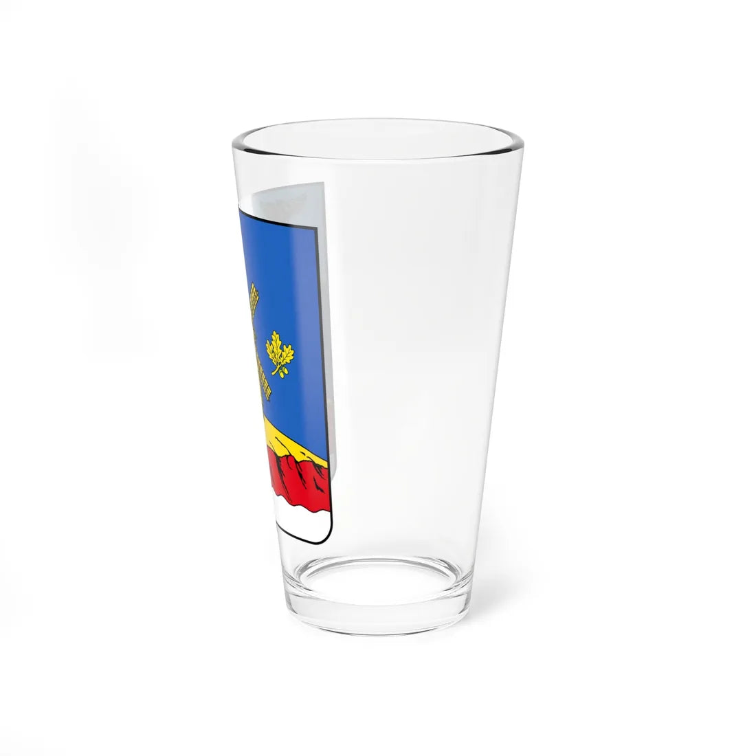 Coat of Arms of Krasnaya Jaruga rayon (Russia) (Coat of Arms) Pint Glass 16oz - Go Mug Yourself