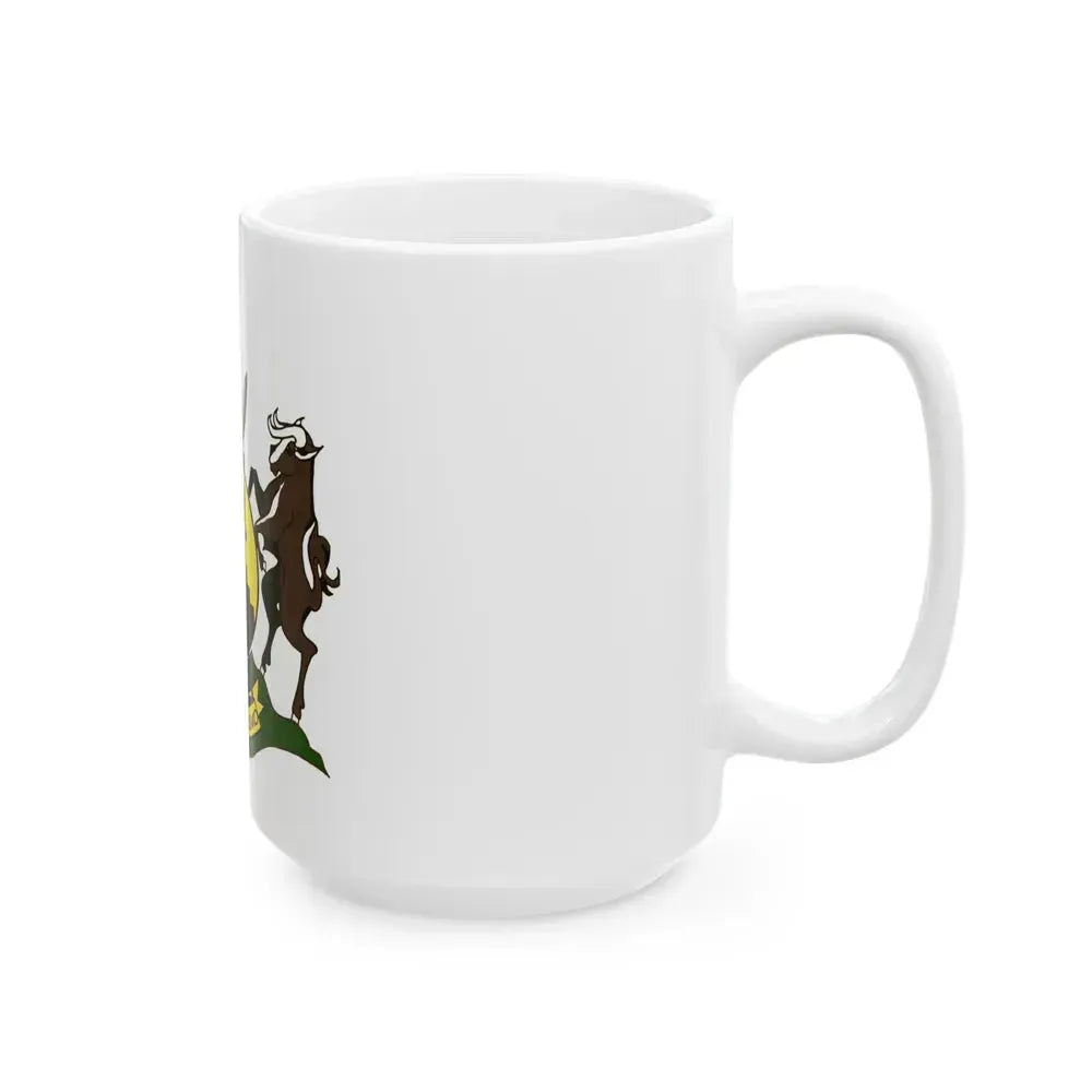 Coat of arms of KwaNdebele - White Coffee Mug - Go Mug Yourself