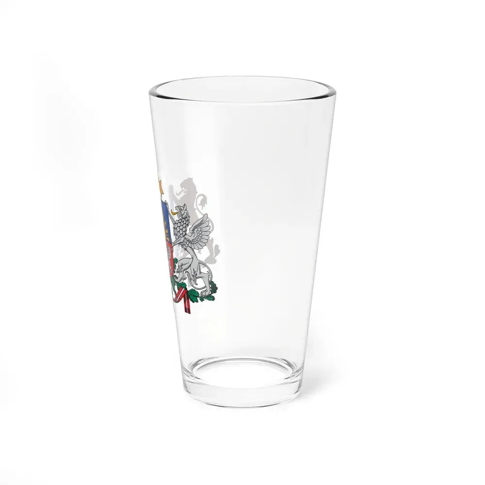 Coat of arms of Latvia - Pint Glass 16oz - Go Mug Yourself
