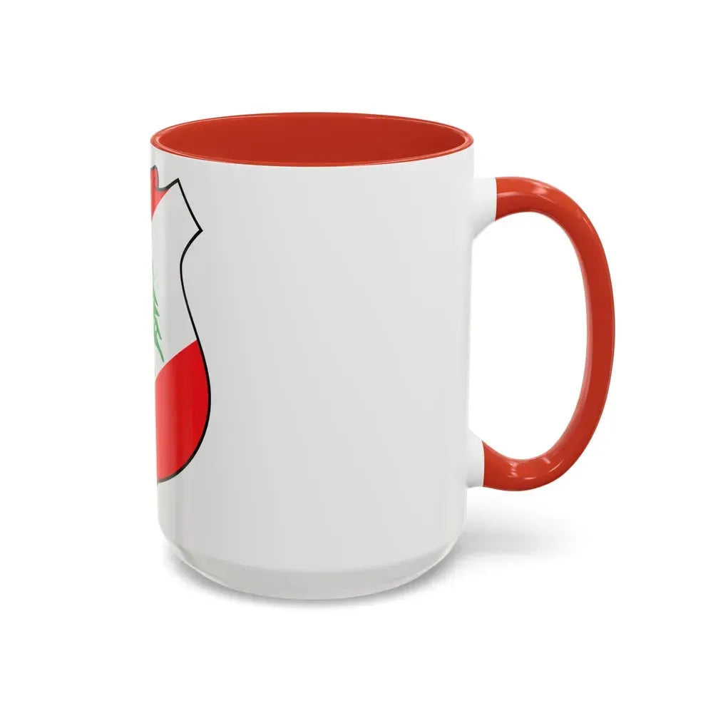 Coat of arms of Lebanon - Accent Coffee Mug - Go Mug Yourself