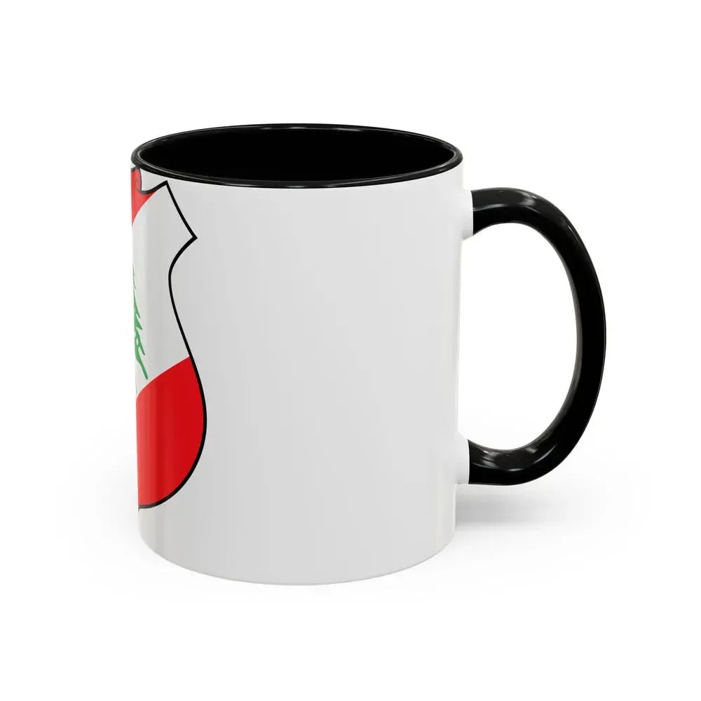 Coat of arms of Lebanon - Accent Coffee Mug - Go Mug Yourself