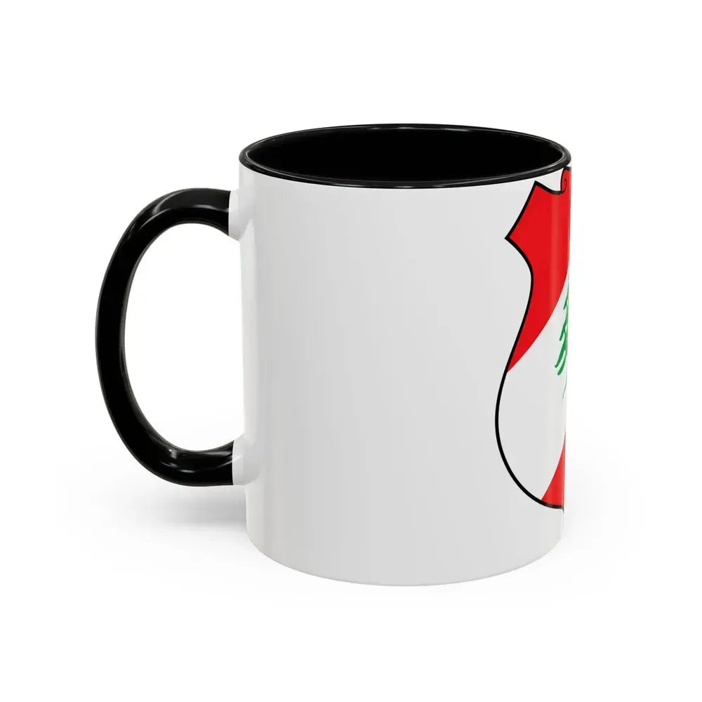 Coat of arms of Lebanon - Accent Coffee Mug - Go Mug Yourself