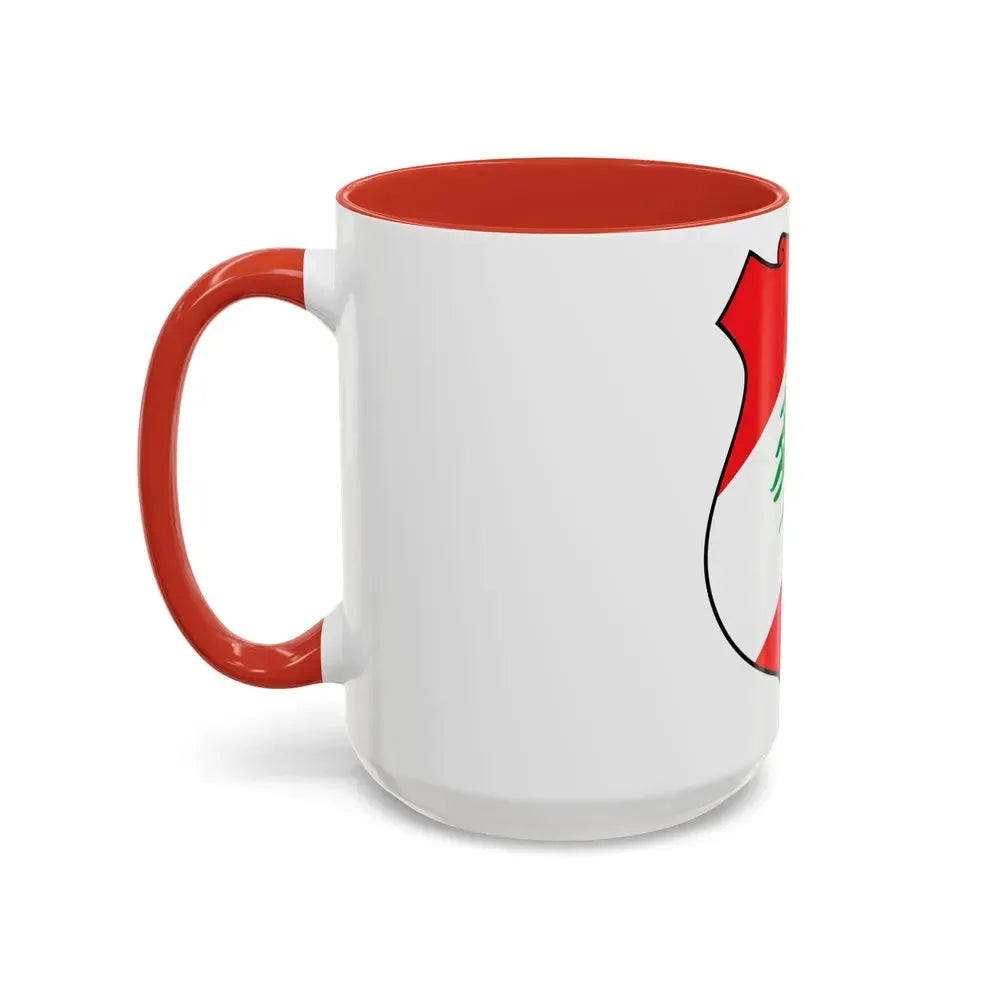 Coat of arms of Lebanon - Accent Coffee Mug - Go Mug Yourself