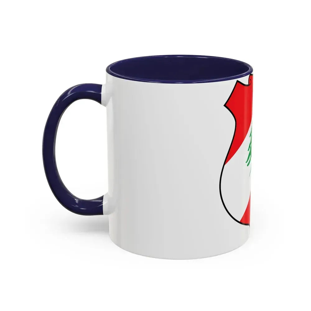 Coat of arms of Lebanon - Accent Coffee Mug - Go Mug Yourself